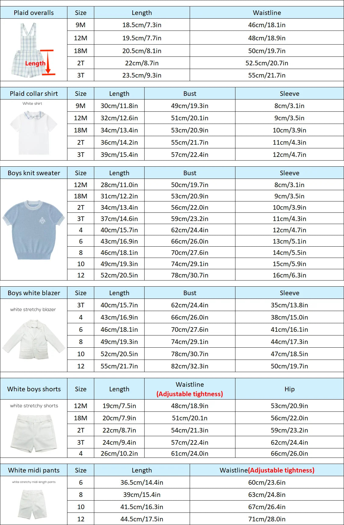 Tenue Famille Assortie AP Barcelone | Robe Fille Broderie & Ensemble Garçon Carreaux | Collection Bleue