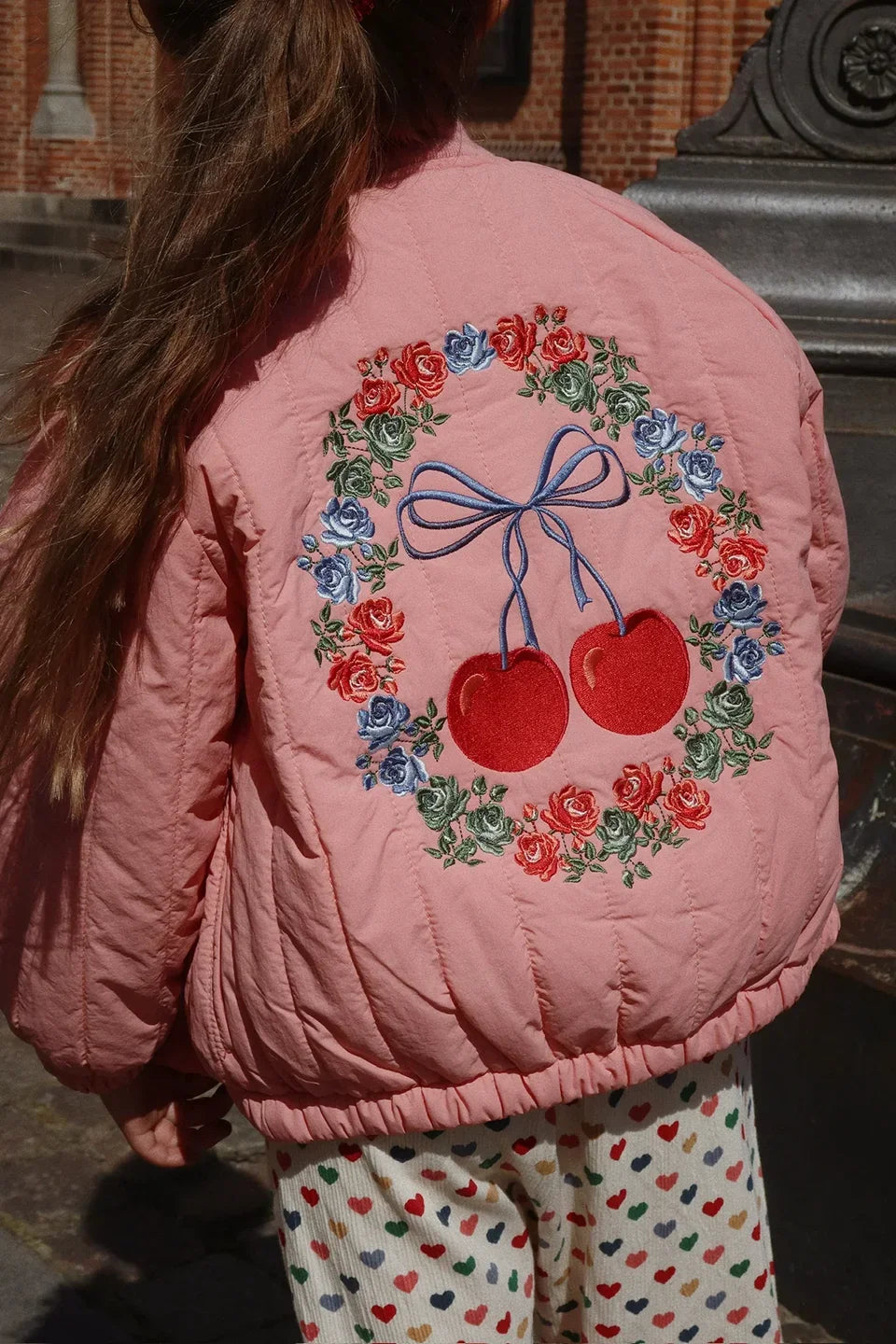 Manteau Polaire Paillettes Fille | Laine d'Agneau | Broderie Garçon | Vêtement Enfant Hiver