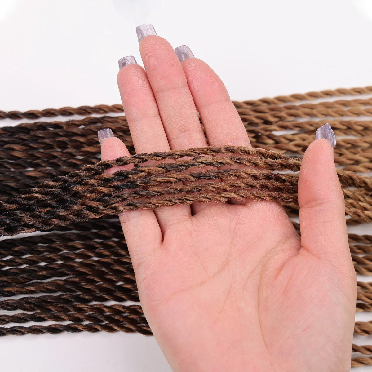 Tresses Crochet Senegalese Twist Pré-Bouclées | 18 Pouces | Pré-Loop | 35 Brins/Pack | Synthétique