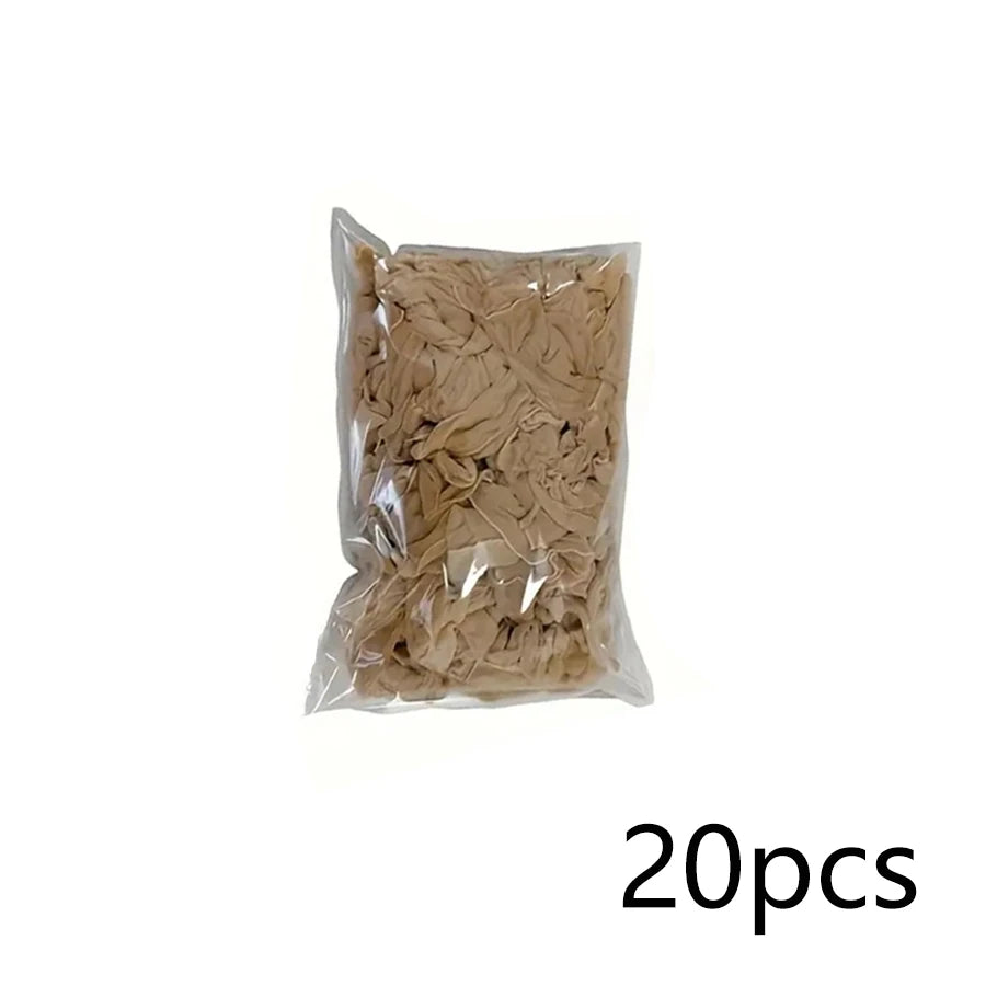 100Pcs HD Wig Caps High Quality Transparent HD Hair Nets Weave Nylon Stretchy Lace Front Wig Cap for Women Men Light Brown