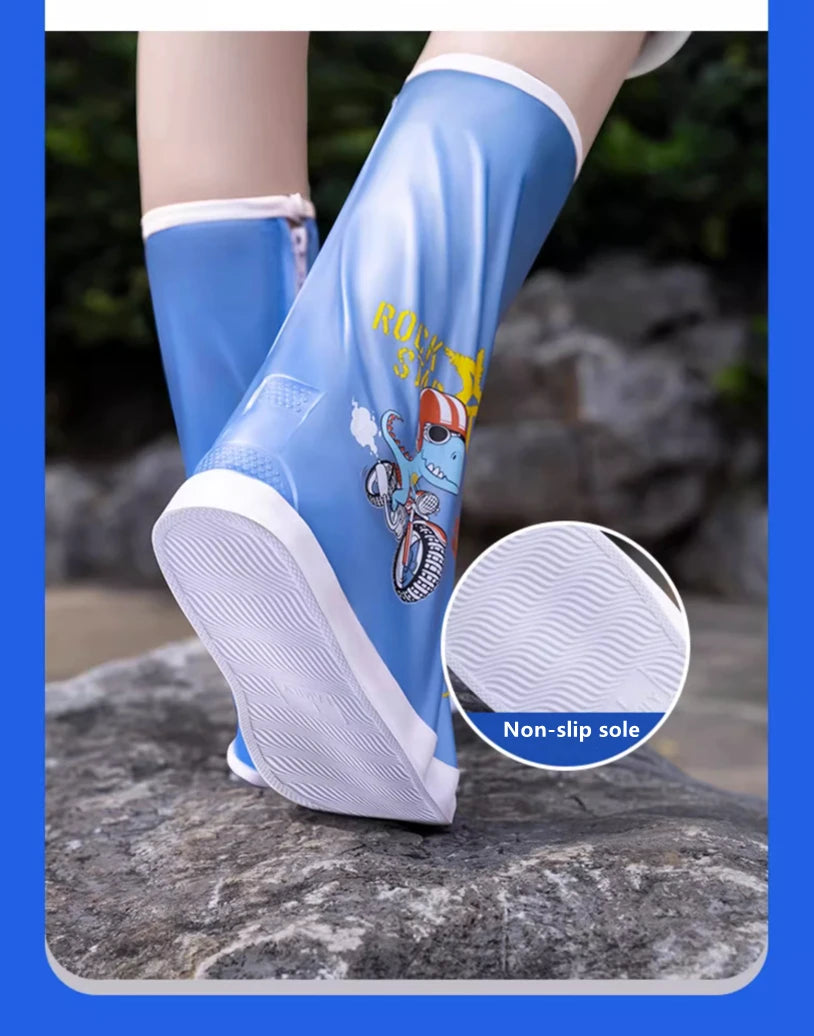 Couvre-Chaussures Pluie Enfant | Imperméable Maternelle | Grand Format | Réutilisable