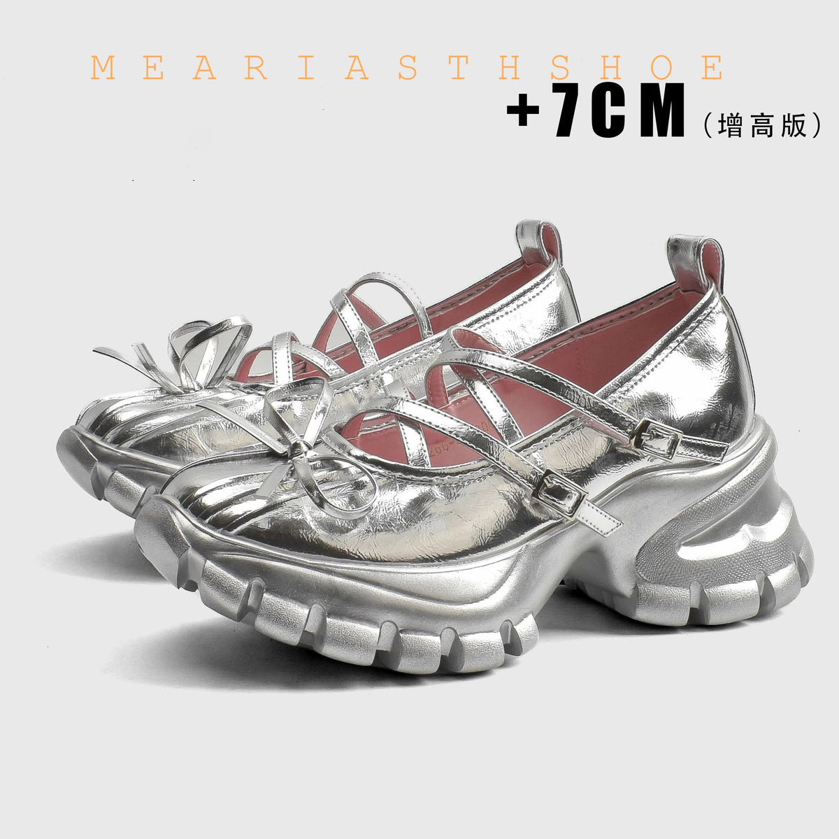 Autumn Chunky Women's Sports Shoes Fashion Shallow Butterfly-Knot Platform Sneakers Ladies Casual Flats Outdoor Mary Jane Shoes