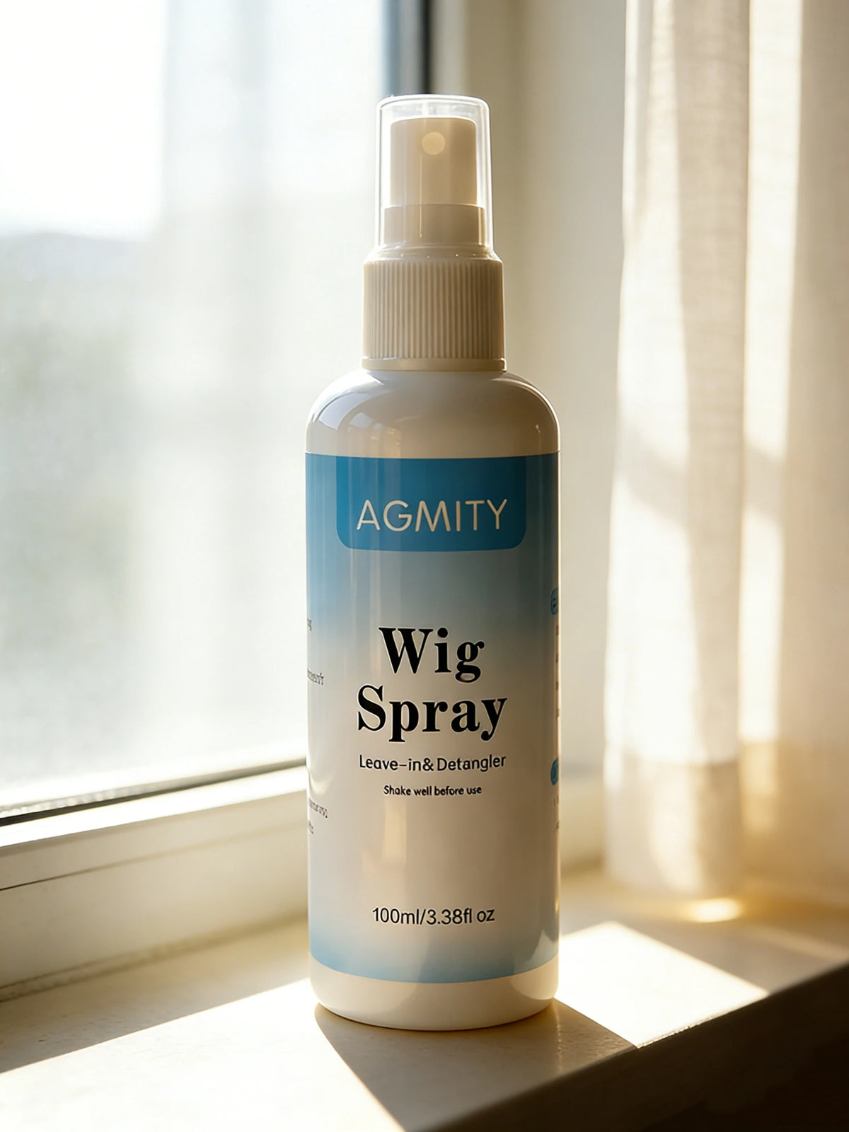 Spray Soin Perruque Leave-In | Hydratant & Lissant | Anti-Frisottis | Démêlant | Réparateur | Cheveux Humains & Synthétiques
