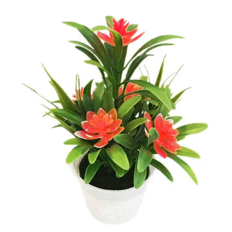 Plante Artificielle Réaliste en Pot | Décor Maison, Bureau & Mariage | Bonsaï Extérieur & Intérieur
