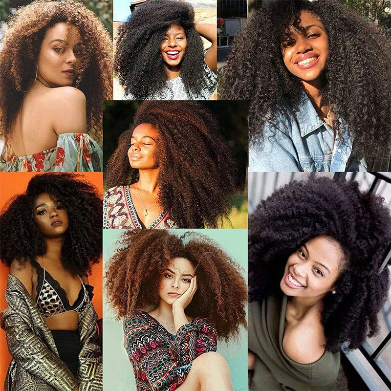 Marley Twist Braiding Hair Crochet Braids Long Afro Kinky Synthetic Fiber For Braiding Hair Extensions