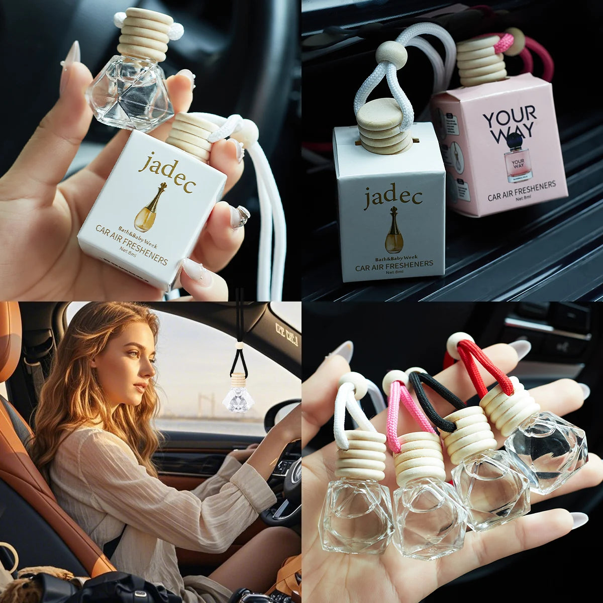 Perfume for Cars - Fresh Air for Cars, Car Fragrance for Car Interior, Long-Lasting and Fresh Fragrance, Suitable for Cars