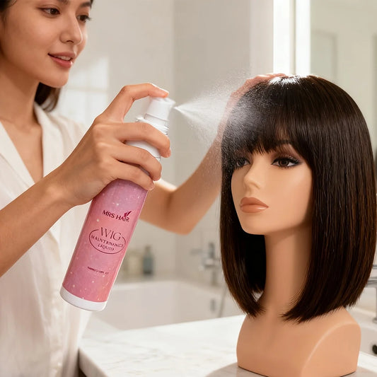 100ml/PC Wig Care Spray Hair System Anti-Frizz Smoothing Anti-Tangle Protection Synthetic Hair Anti-Static Conditioner Wig Spray