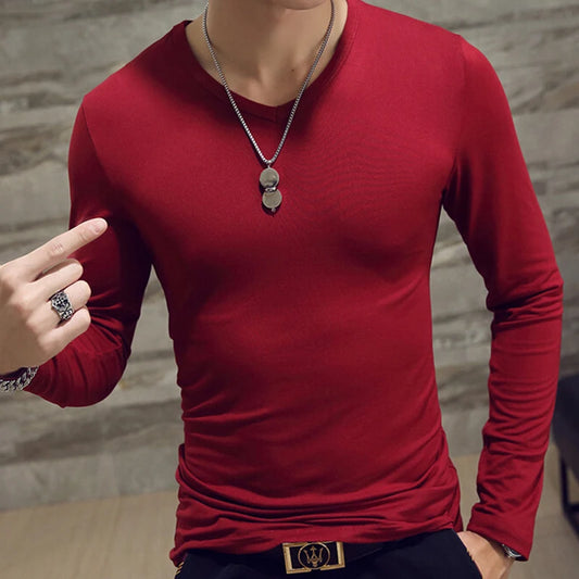 2024 New Tennis T-Shirts Men Long Sleeve T-Shirt Sportswear Fitness T-Shirts For Men Slim Fit T-Shirts Designer Solid Tees Tops