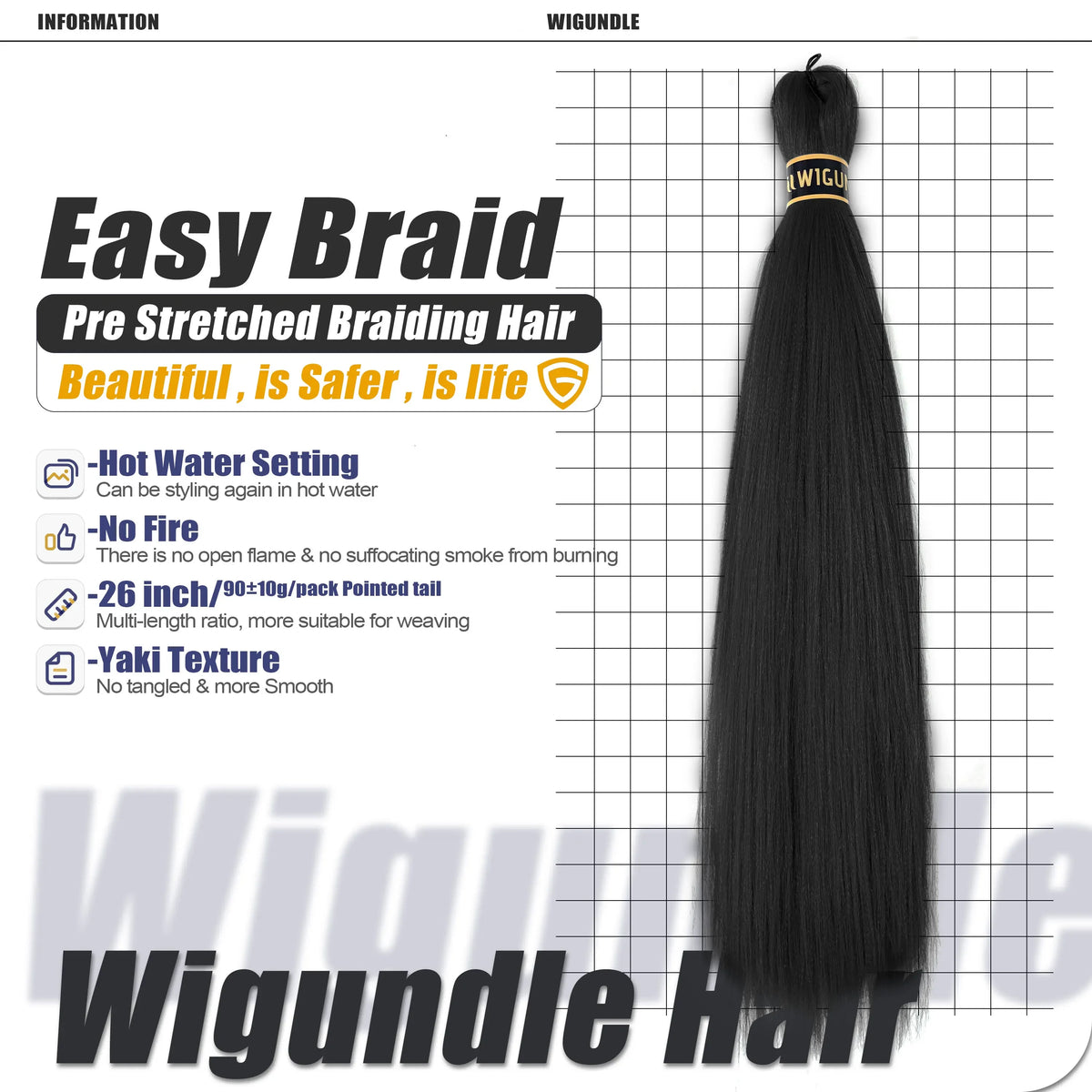 Extensions Tresses Crochet EZ Box Twist | Pré-Étirées | Synthétique Ignifuge | Pose Facile | Femme