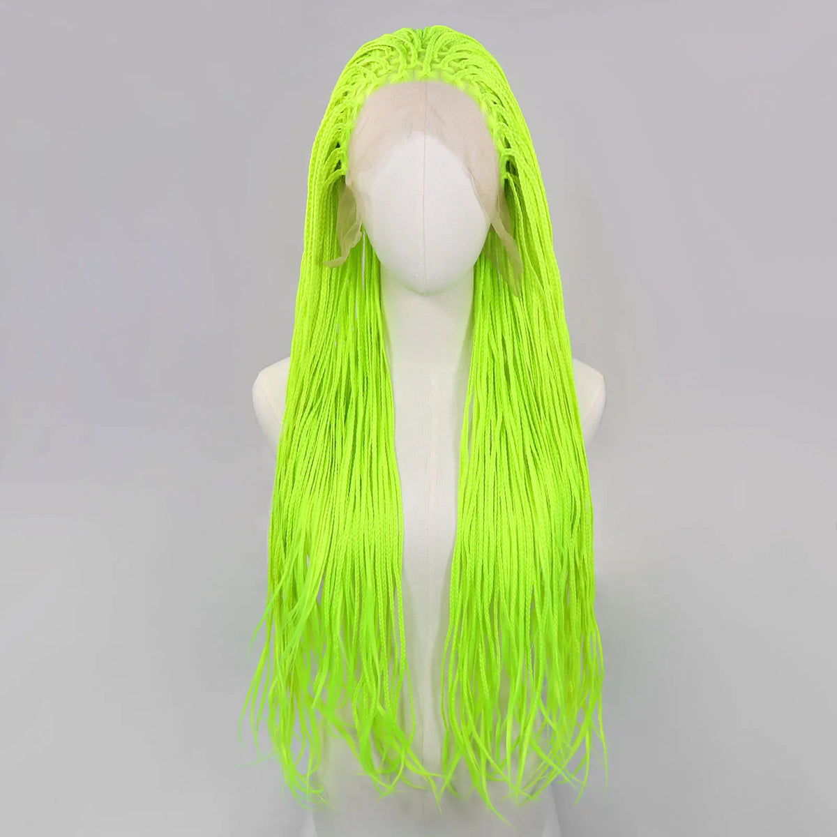 613 Blonde Box Braided Wigs Braids For Black Women 26Inch Long African Cornrow Crochet Braids Synthetic Hair 13x3 Lace Front Wig