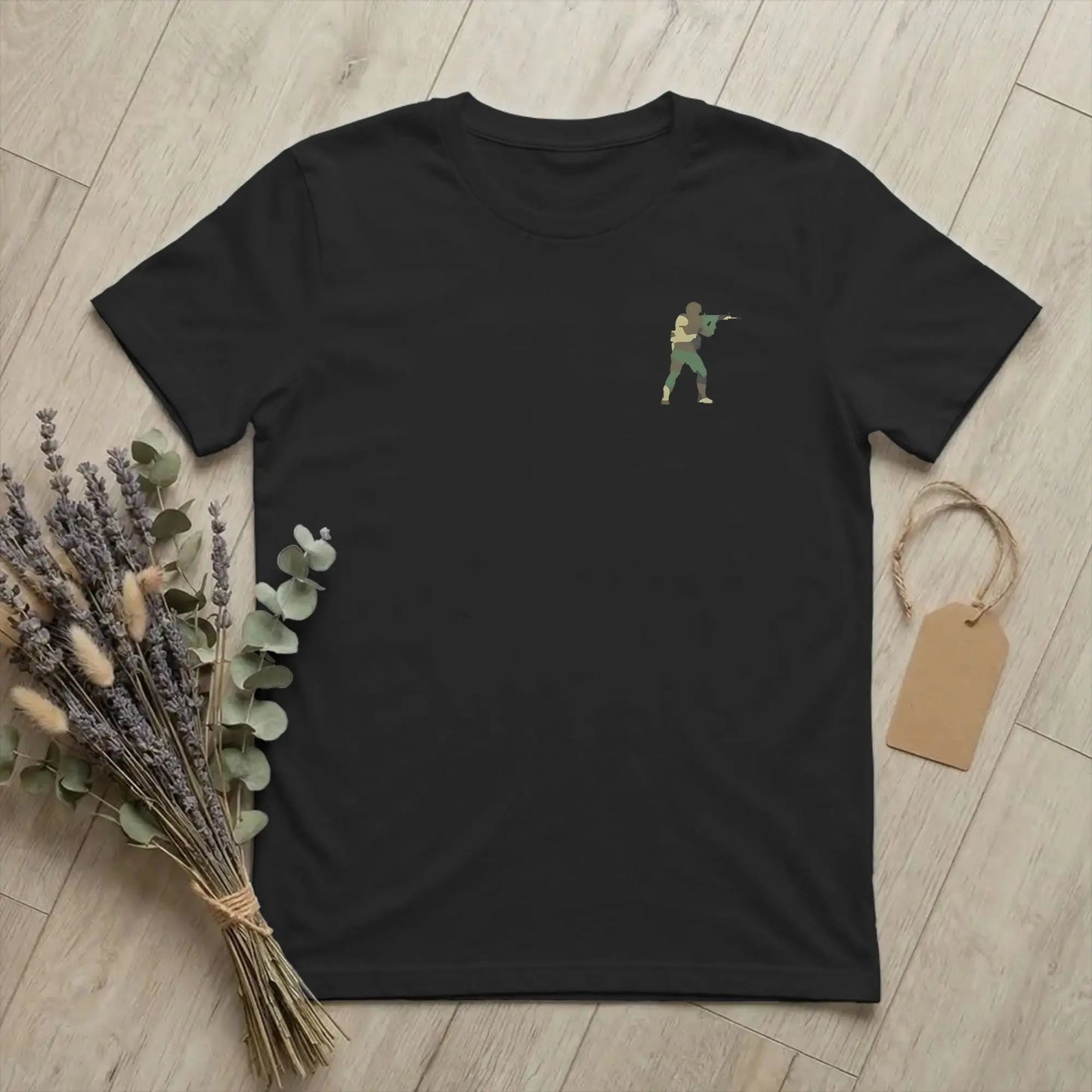 Men's T-Shirts Counters Shooting Striking Go Awesome Cotton Tee Shirt Short Sleeve Game Silhouette T Shirts O Neck Clothes Gift