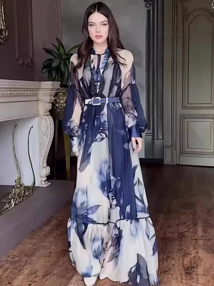 Dresses For Women Dashiki Summer Autumn Maxi Dress Ladies Clothing Fairy Long Dress