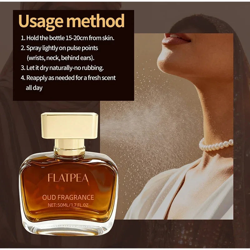 Eau de Toilette Homme Arabe Premium | Musc Oud & Cèdre | Boisé Charmant Longue Tenue