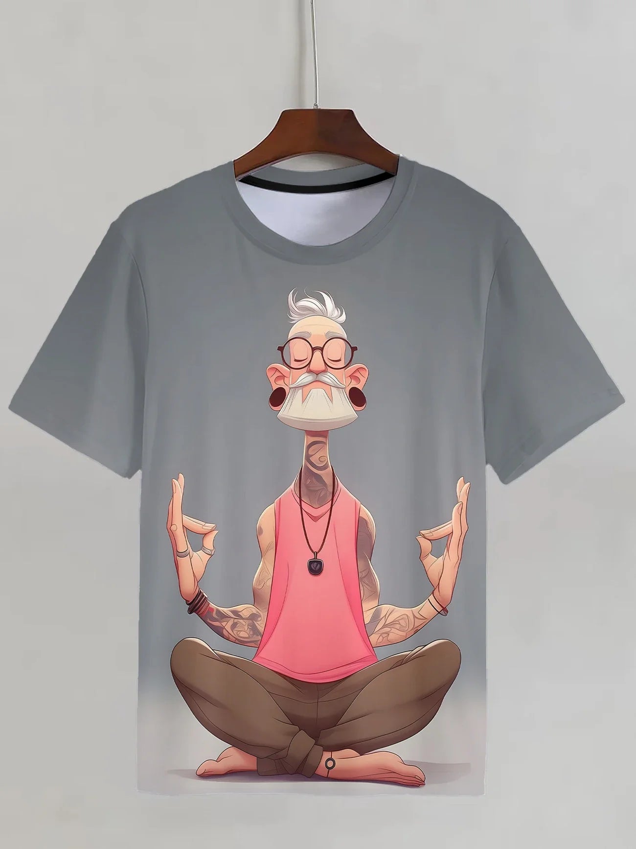 Cute T-shirts For Men And Women Funny Pet T-shirts Men's Squirrel 3D Print Men's Clothing Animal Pattern Cute Pattern Tops
