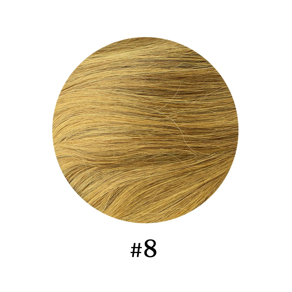 Extensions à Clips Cheveux Humains | Noir Naturel | 18 Clips | 8 Pièces | Volume Complet | Femme