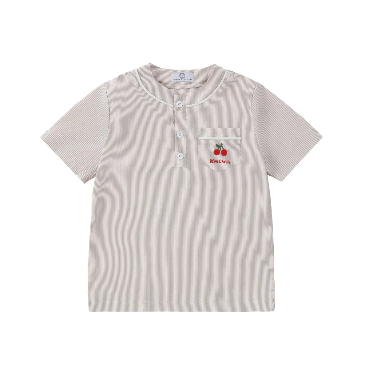 AP SS26 Friday Night Pinstripe Collection Kids Boys Girls Cotton Striped Maxi Dress Shirt Baby Set Family Matching Clothing
