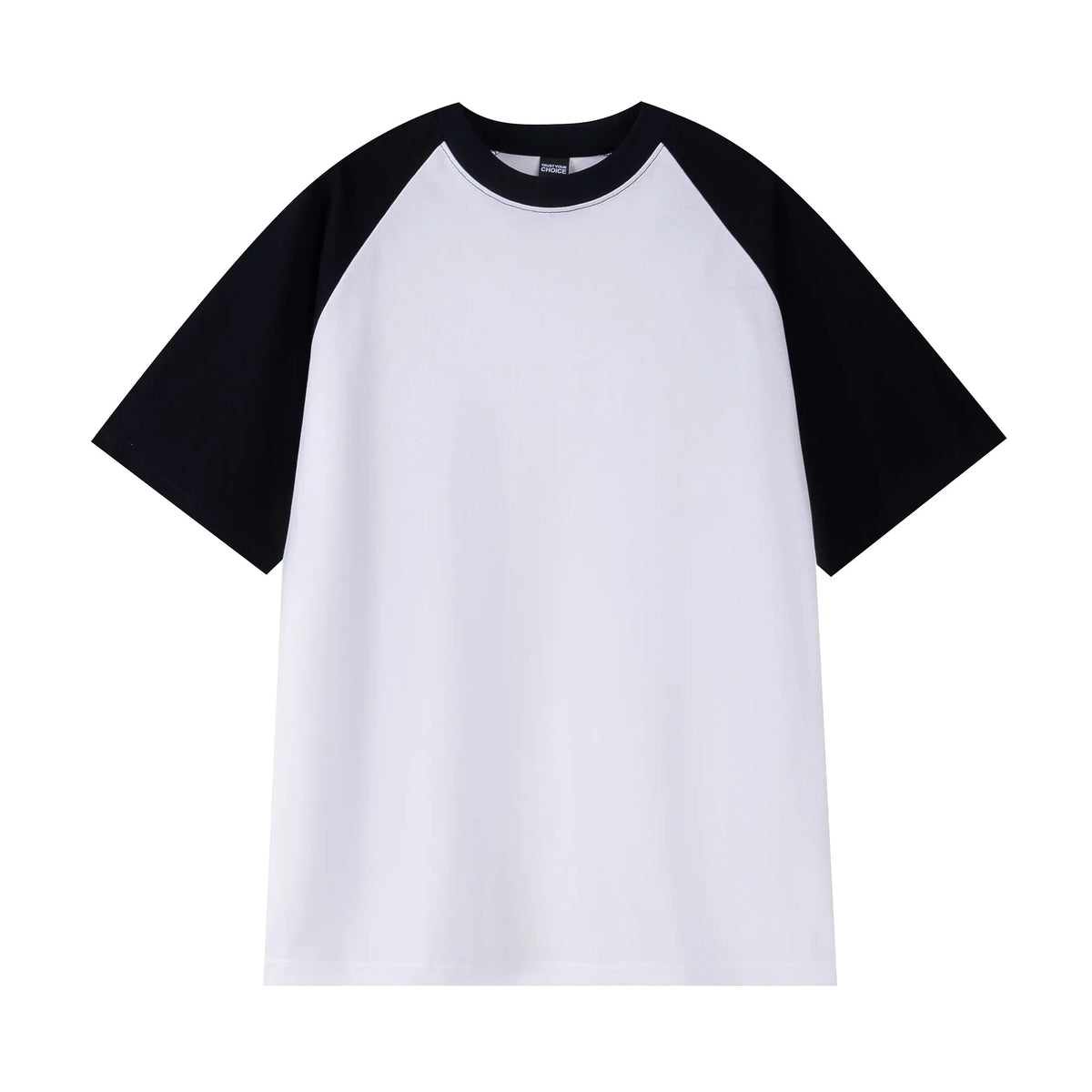T-Shirt Homme Oversize Heavy | 240g Coton Pur | Manches Courtes | Bicolore | Casual Loose