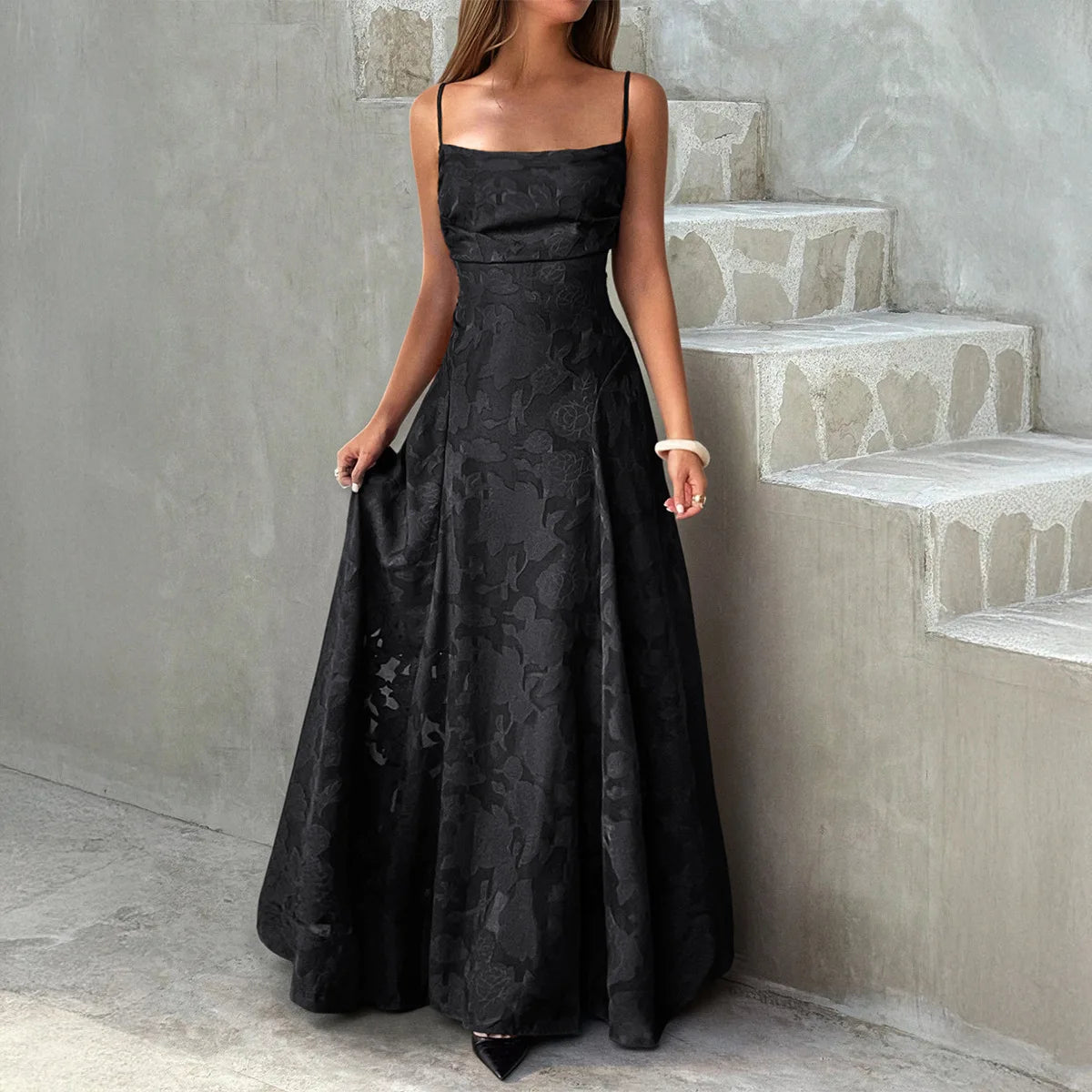 Women's Dresses Solid Color Printed Tube Top Sleeveless Suspender Sexy Robe Wedding Banquet Date Confession Date Party Vestidos
