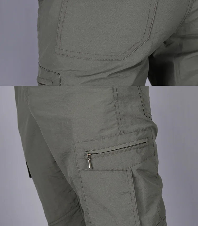 Men's Cargo Pants Army Military Tactical Pants Streetwear Jogger Trekking Hiking Mountain Work Tourism Trousers Slim Fit