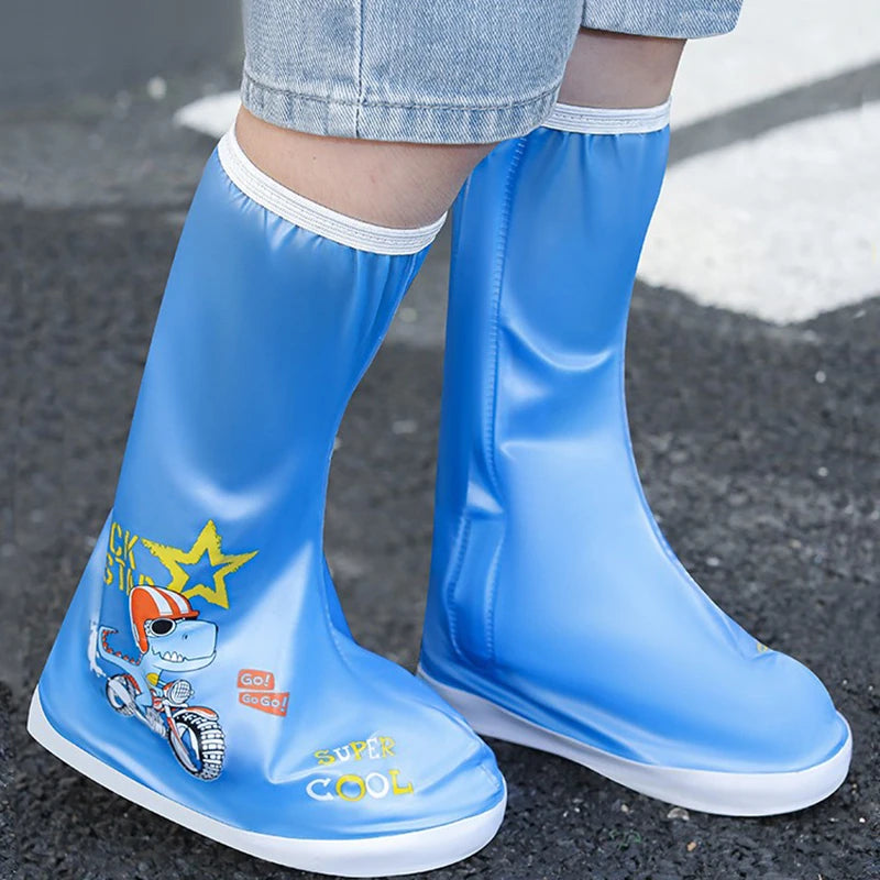 Couvre-Chaussures Pluie Enfant | Imperméable Maternelle | Grand Format | Réutilisable