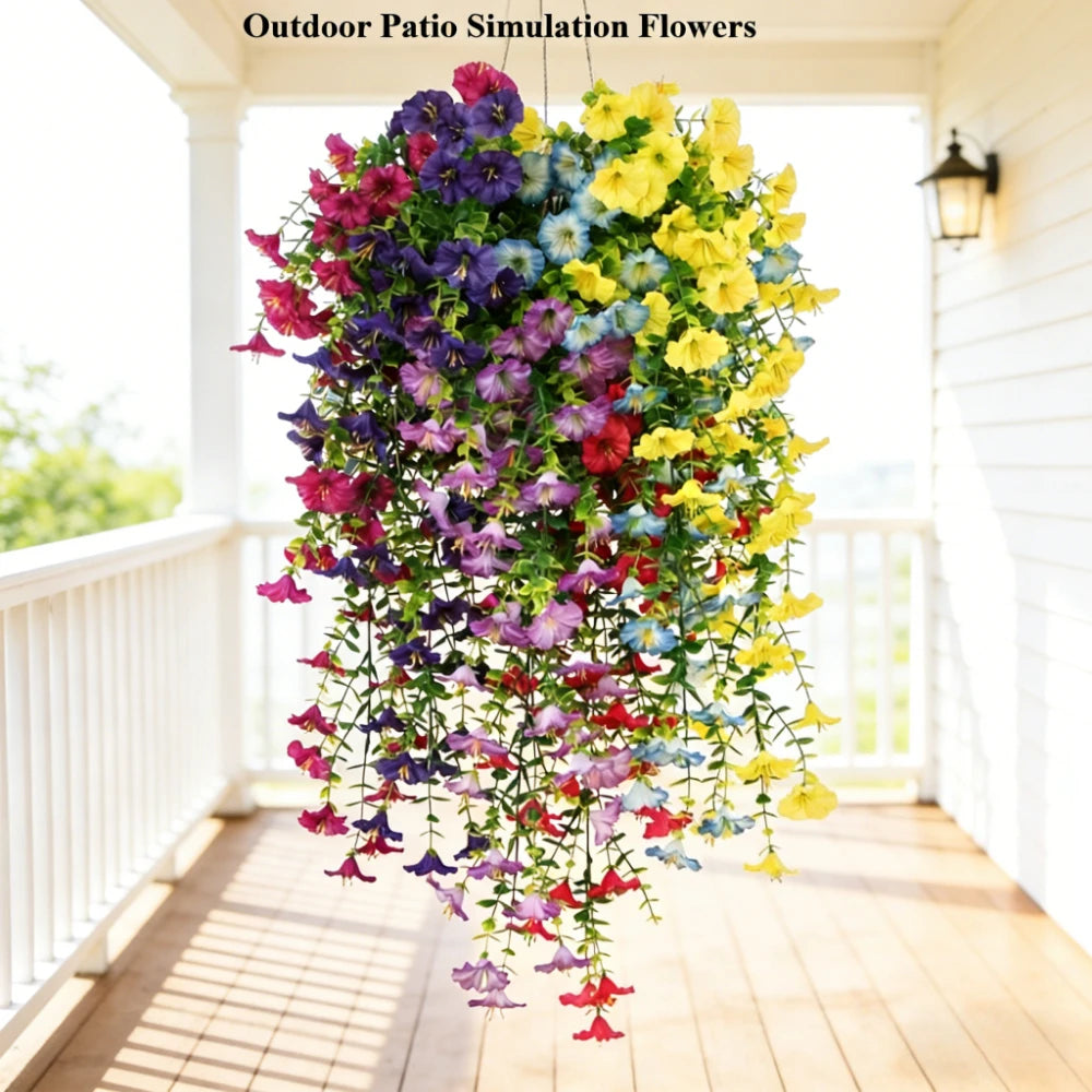 Fleurs Artificielles Suspendues 2025 | Résistant UV Réaliste | Décor Pâques Mariage & Chambre