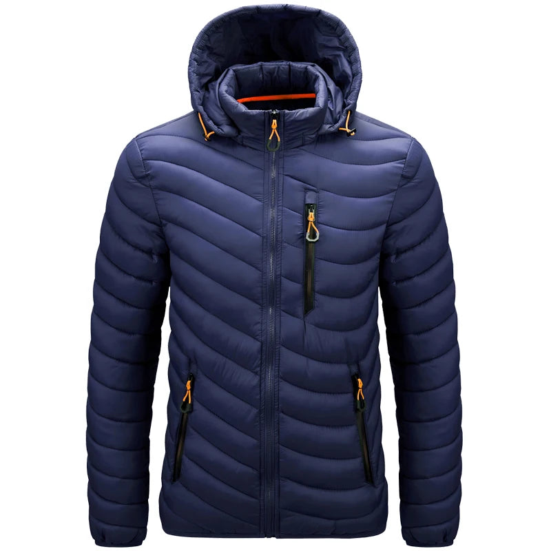 Doudoune épaisse à capuche pour homme | Automne et hiver