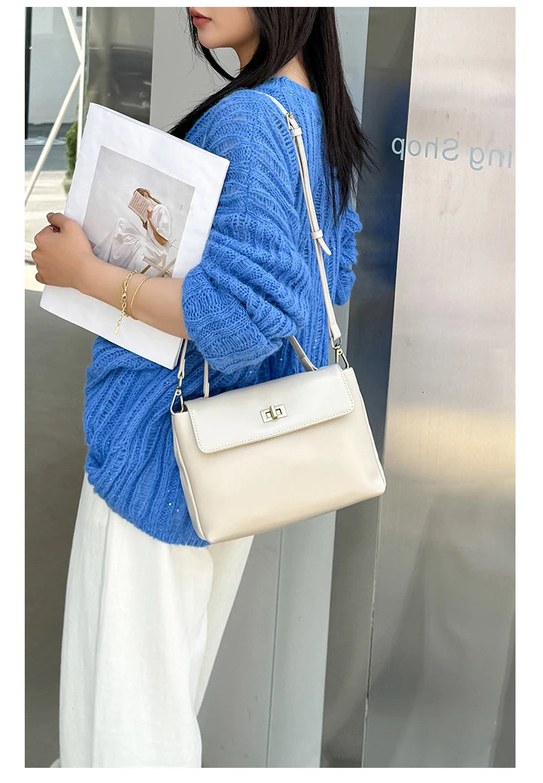 Sac à Main Cuir Véritable Femme | Top Handle Vintage | Cire Huile | Bandoulière Croisée | Designer Luxe