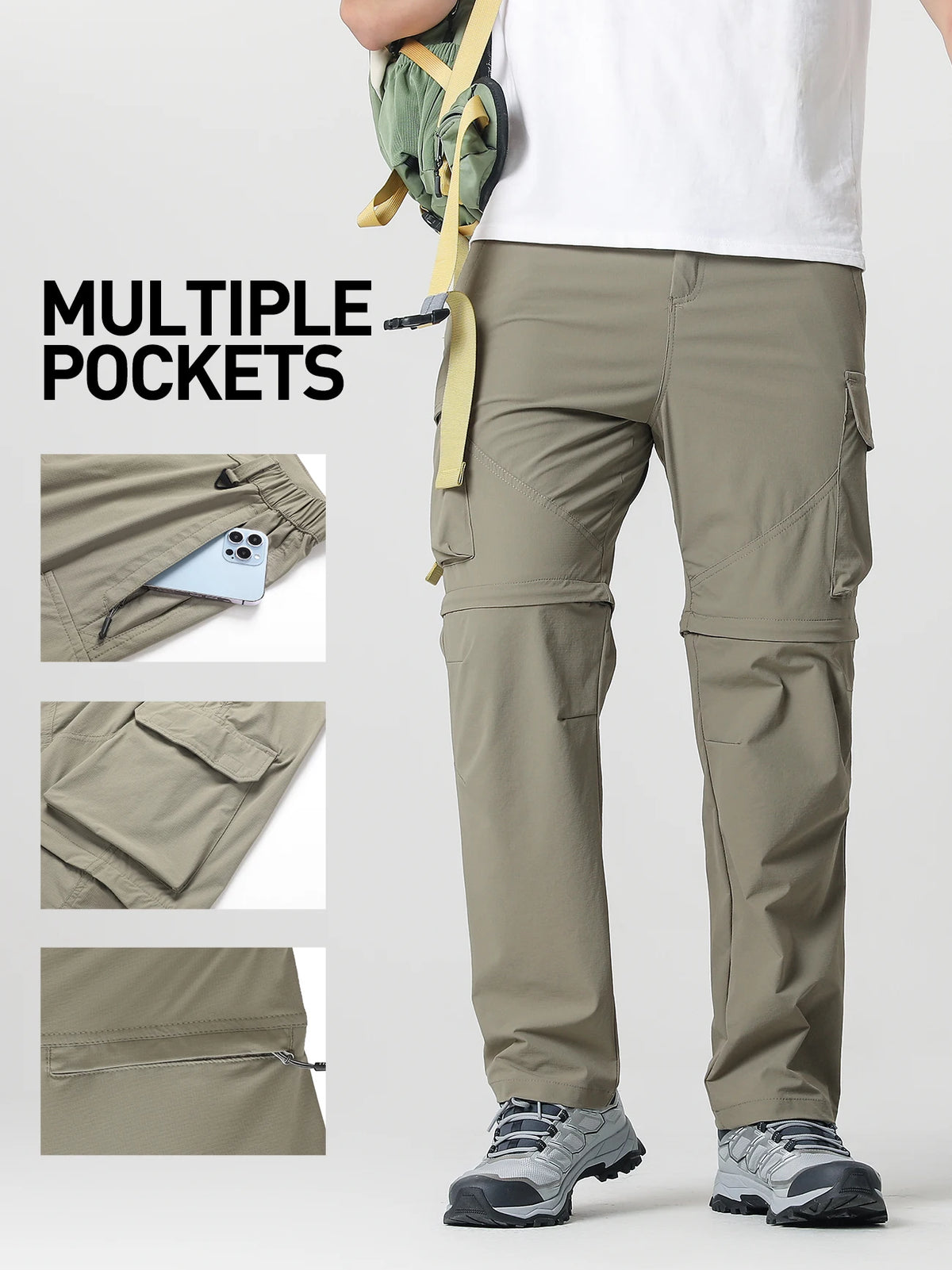 Pantalon cargo léger pour homme | Nylon et élasthanne