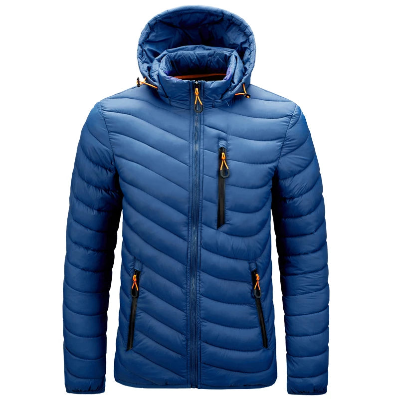 Doudoune épaisse à capuche pour homme | Automne et hiver