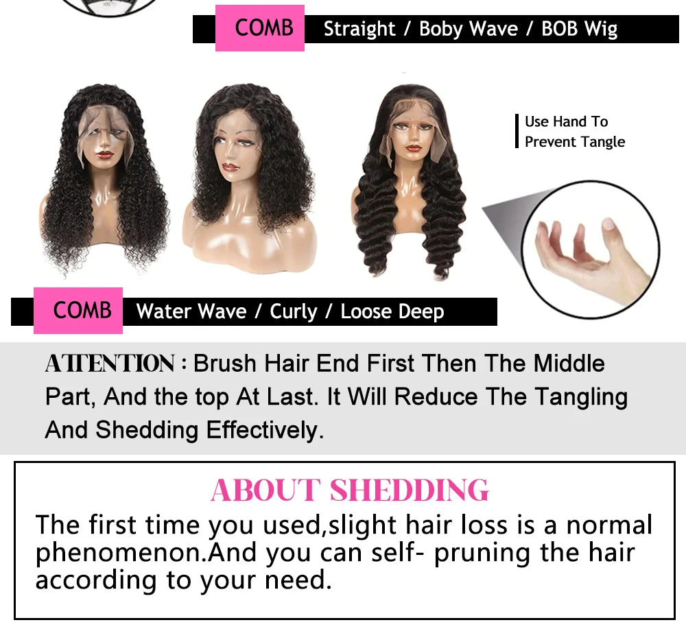 Perruque Afro Puff Tressée | 13x4 Lace Front | Kinky Curly | Pré-Tressée | Cheveux Humains | Femmes Noires