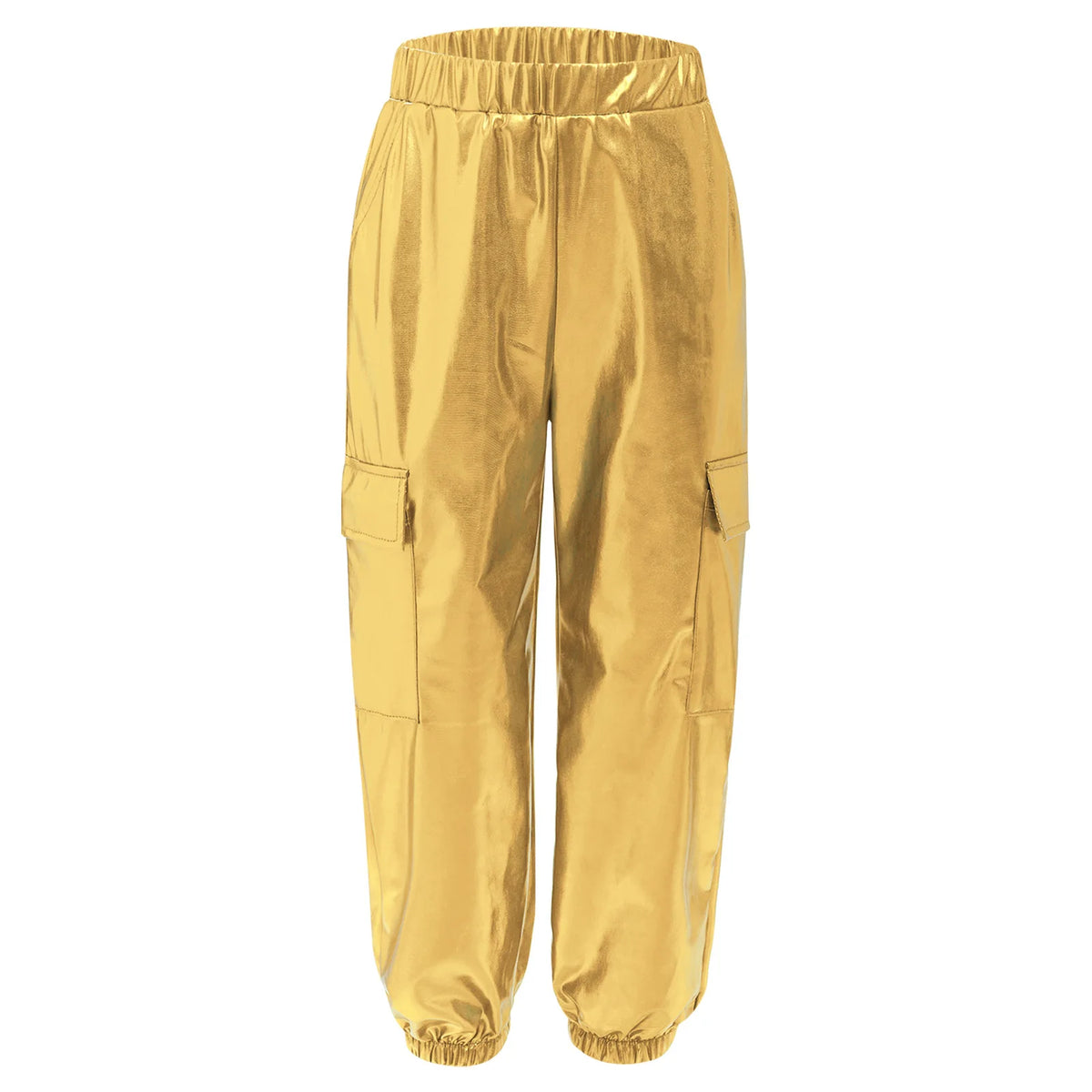 Ensemble Danse Fille Hip Hop | Veste Bomber Métallique & Pantalon | Costume Scène Carnaval Jazz