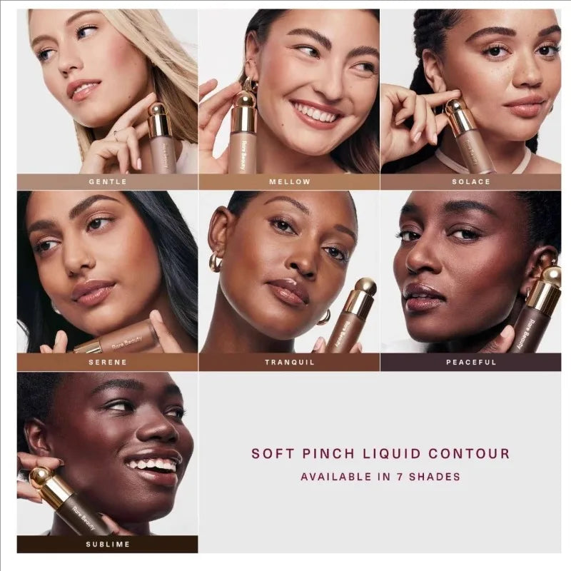 Original Rare Beauty Contour Liquid Lasting Matte Shading Sculpt Face V Line Slim Nose Cheek Easy Blend Natural Stereo Makeup