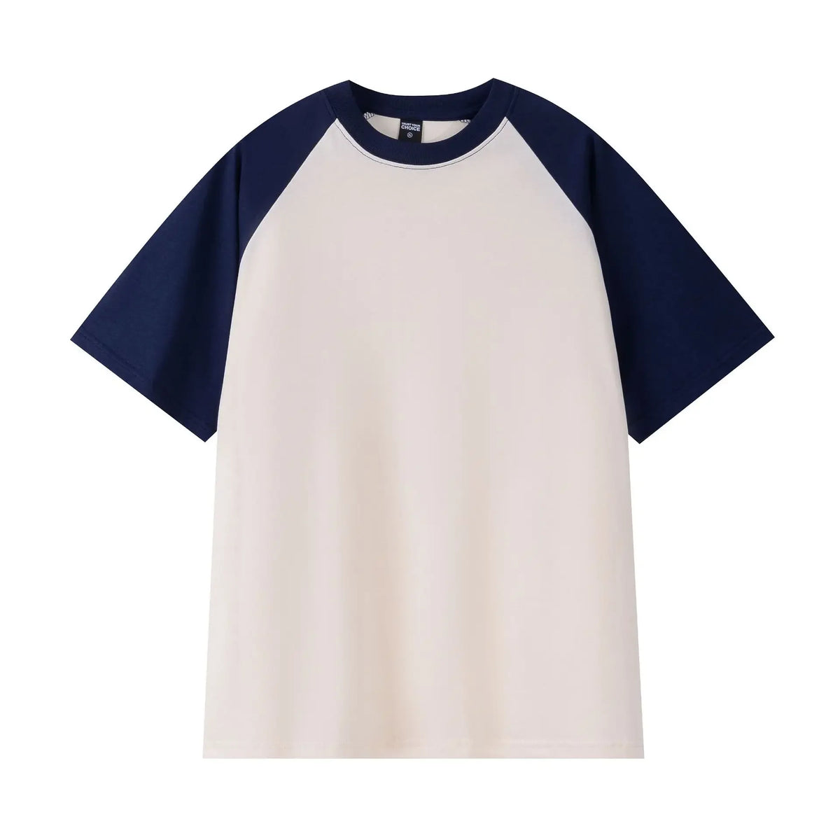 T-Shirt Homme Oversize Heavy | 240g Coton Pur | Manches Courtes | Bicolore | Casual Loose