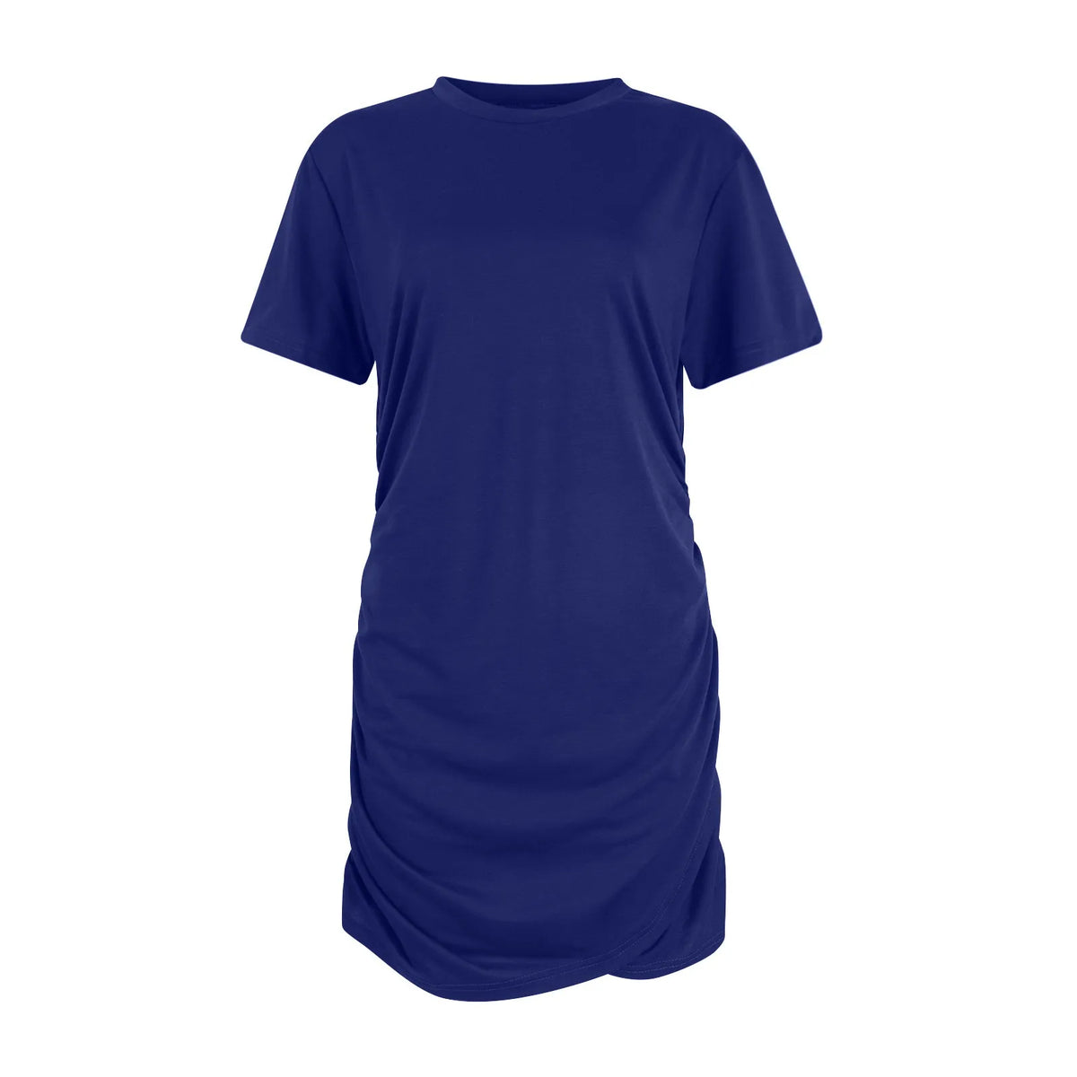 Robe Bodycon Femme Courte | Uni Col Rond Manches Courtes | Coupe Ajustée Sexy Casual | Été