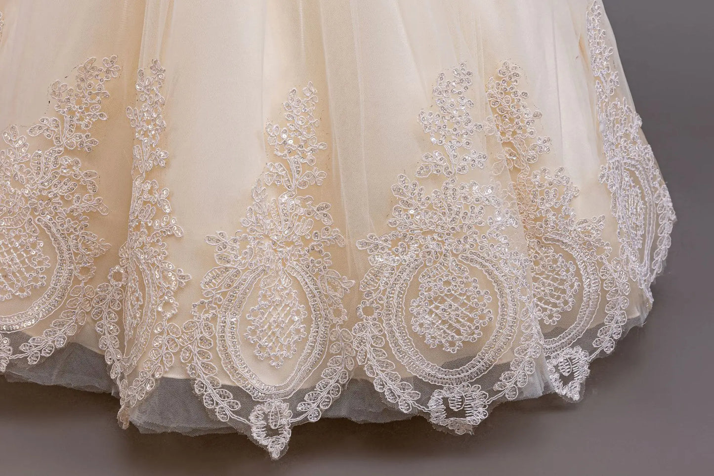 New Girl Evening Dresses Festive Clothing Children Elegant Wedding Dress for Party Girls' White Clothes