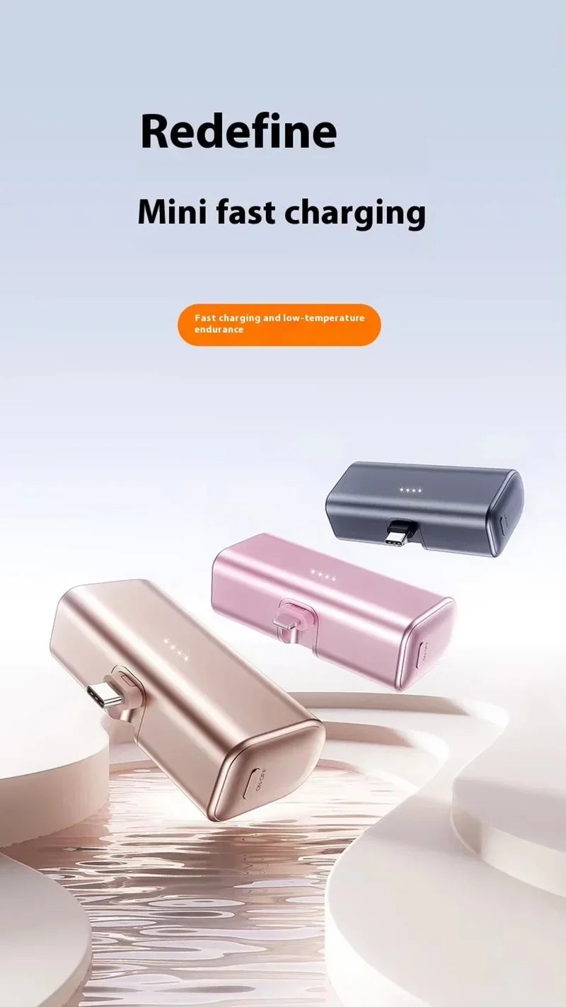 Lenovo 22.5W Fast Charging 500000mAh Mini Portable Charger USB-C Power Bank Suitable For iPhone 16/15 Series And Android Devices