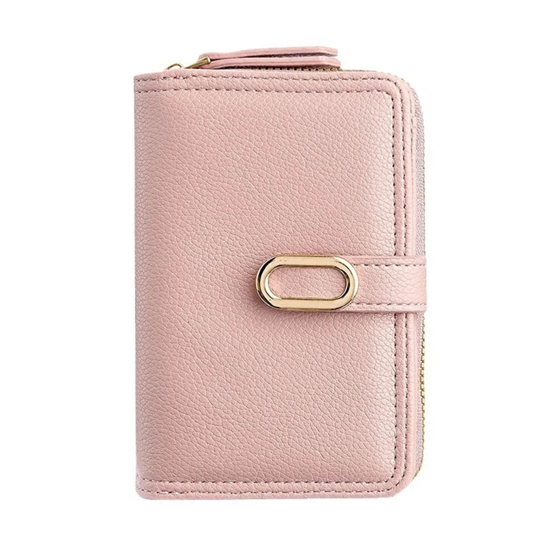 Women's Wallet with Zip Coin Pocket PU Leather Purses for Women Lychee Pattern Wallets and Handbags Money Bags Simple Billfold