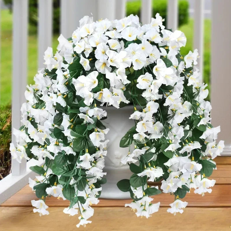 Fleurs Artificielles Suspendues 2025 | Résistant UV Réaliste | Décor Pâques Mariage & Chambre