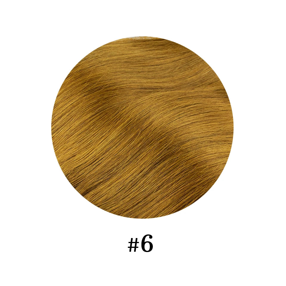 Extensions à Clips Cheveux Humains | Noir Naturel | 18 Clips | 8 Pièces | Volume Complet | Femme