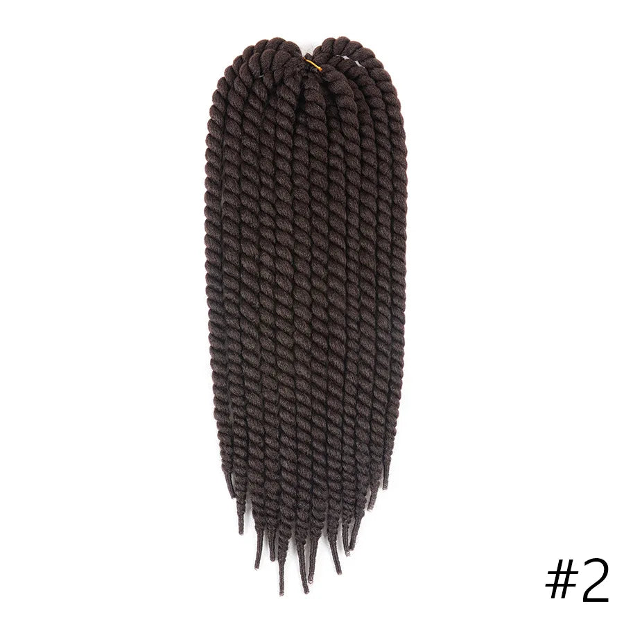 Senegalese Twist Hair Jumbo Twist Braids Crochet Braids 22 inch 120g Ombre Synthetic Crochet Hair Braiding Hair For Black Women