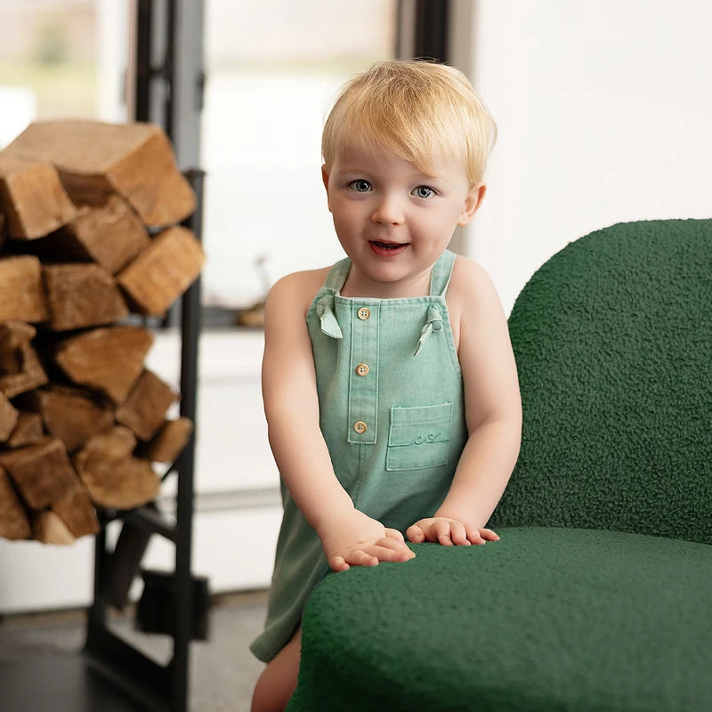 Collection Denim Vert Ali Co SS26 | Robe Chemise & Salopette Coton | Fille & Garçon | Restockage