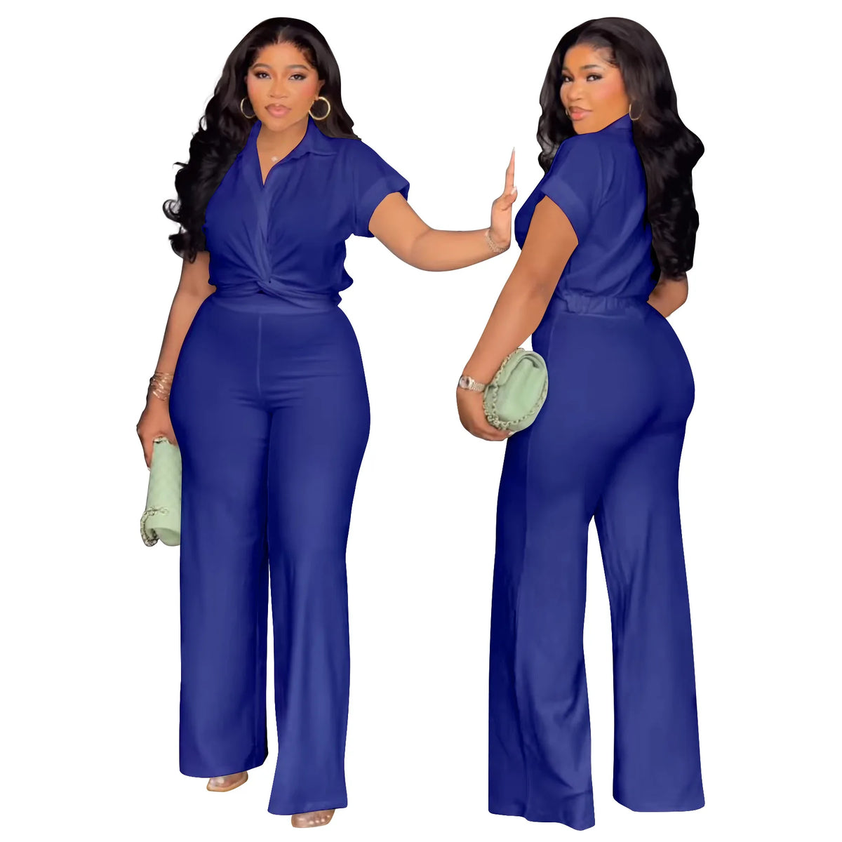 2 Piece Women Sets 2025 New Arrival Plus Size Summer Matching Sets Print Two Pieces Sets Top Pants Suits Outfits Clothing