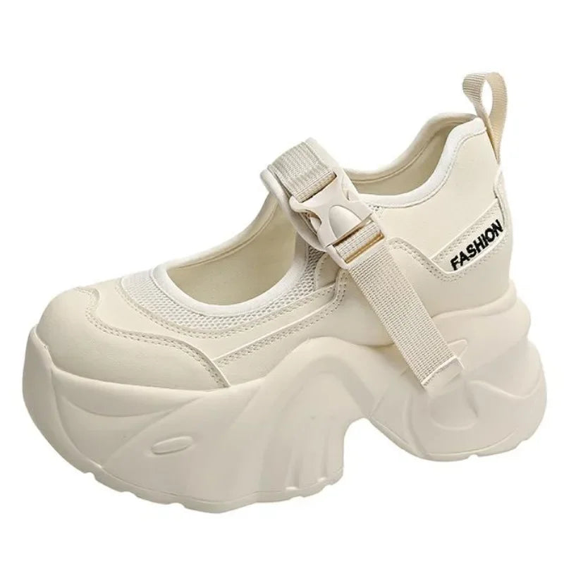 Sneakers Chunky Femme Automne 2024 | Semelle Haute 7 cm | Mesh Respirant | Chaussures Papa Sport
