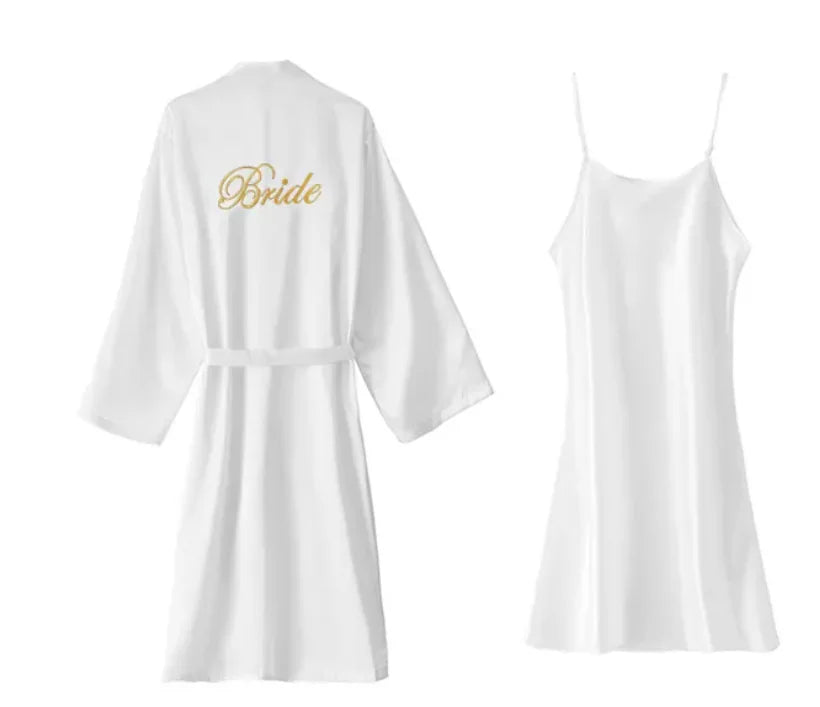 Bride with Team Bride Robe Bride To Be Bridal Shower Bachelorette Party Wedding Decoration Wedding Hen Party Bridesmaid Gift