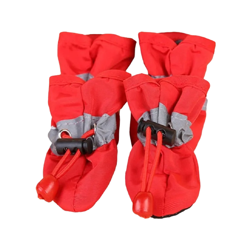 Chaussures Imperméables Chien & Chat | Lot de 4 Bottes Antidérapantes | Accessoire Patte Animal