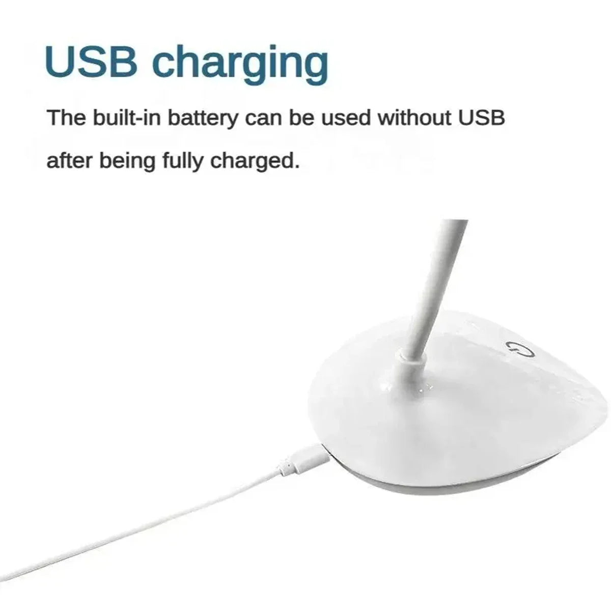 Lampe de Bureau LED de Lecture Portable | Charge USB | Tactile Dimmable | Protection des Yeux | Bureau & Chambre