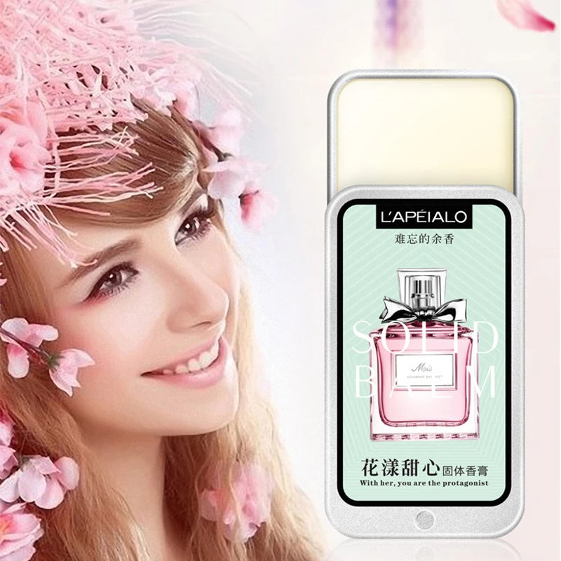 Woman Body Pheromone Perfume Solid Balm Long Lasting Fragrance Light Fragrance Portable Solid Perfume Balm