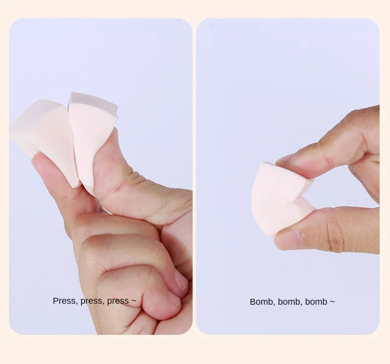 Makeup Puff, Hydrophilic Water-soaked Big Pentagon Makeup Puff, 25 Pieces in A Bag Make Up Accessories  Makeup Sponge  Beauty