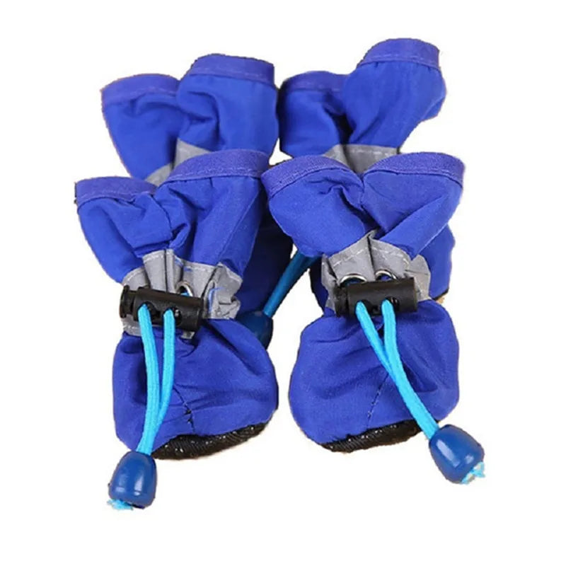 Chaussures Imperméables Chien & Chat | Lot de 4 Bottes Antidérapantes | Accessoire Patte Animal