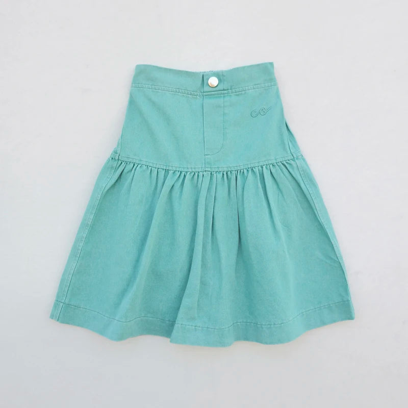 Collection Denim Vert Ali Co SS26 | Robe Chemise & Salopette Coton | Fille & Garçon | Restockage